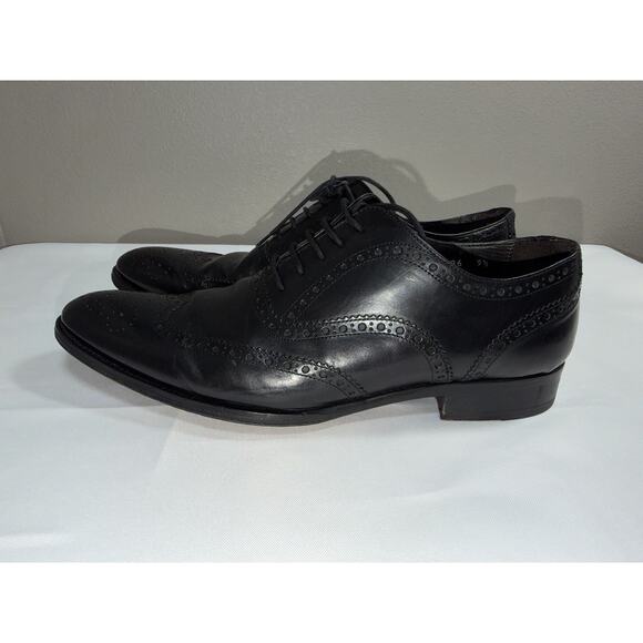 To Boot New York Duke Mens Wingtip Oxford Black Leather Dress Shoes Size 9.5 main image 12